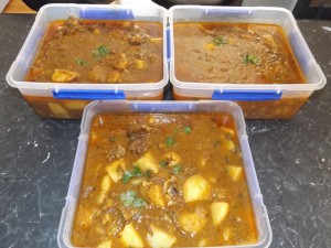 Goat Curry for 30 Persons - Ready for Transportation